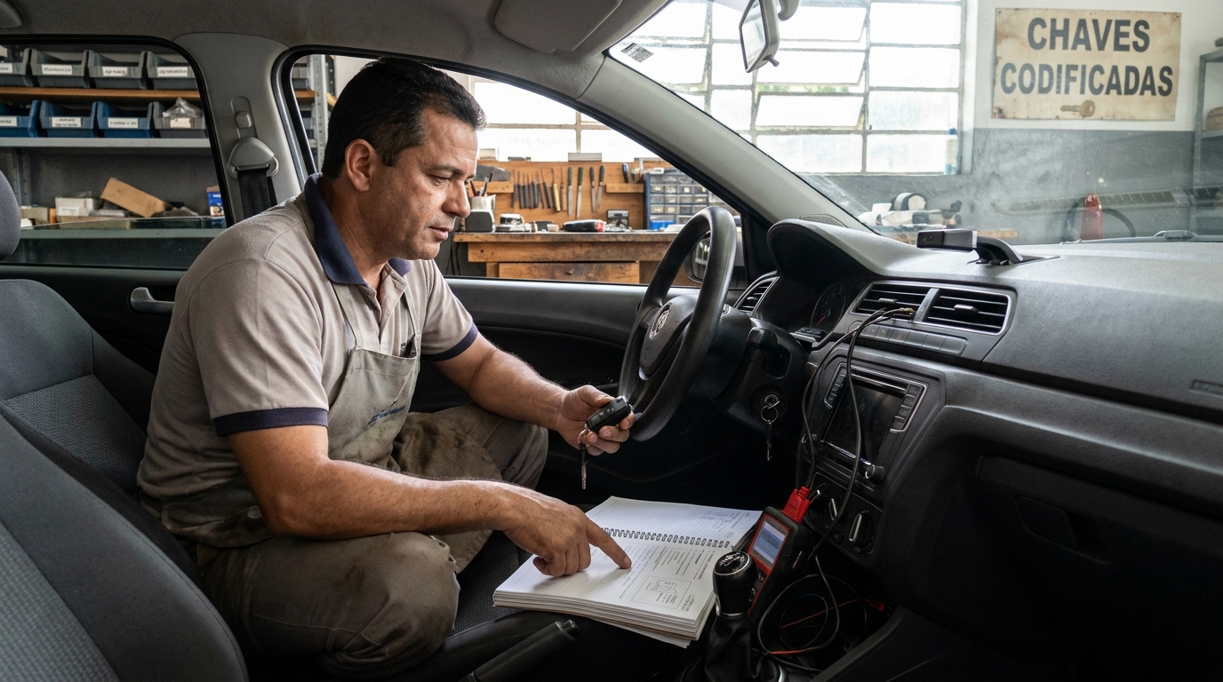 Chave Codificada profissional no Sumarezinho, Ribeirão Preto‑SP
