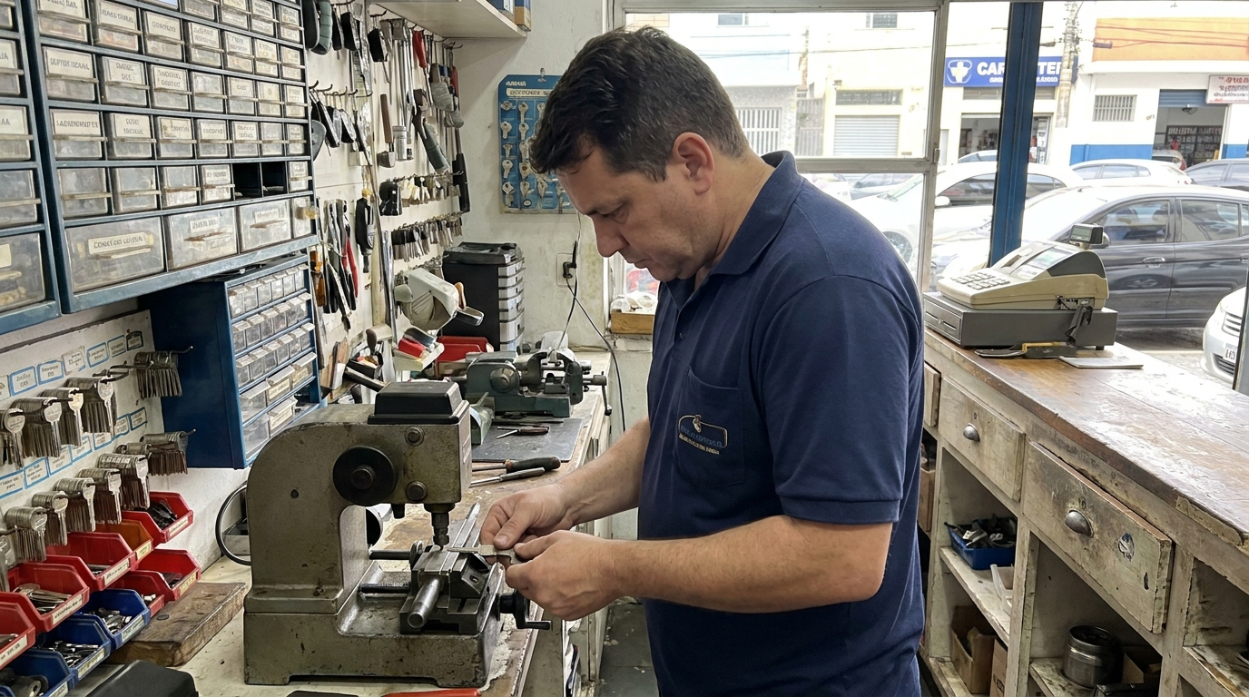 Confecção de Chave Automotiva profissional em Ribeirão Preto‑SP